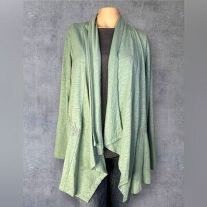 LOGO Lori Goldstein Draped Cardigan